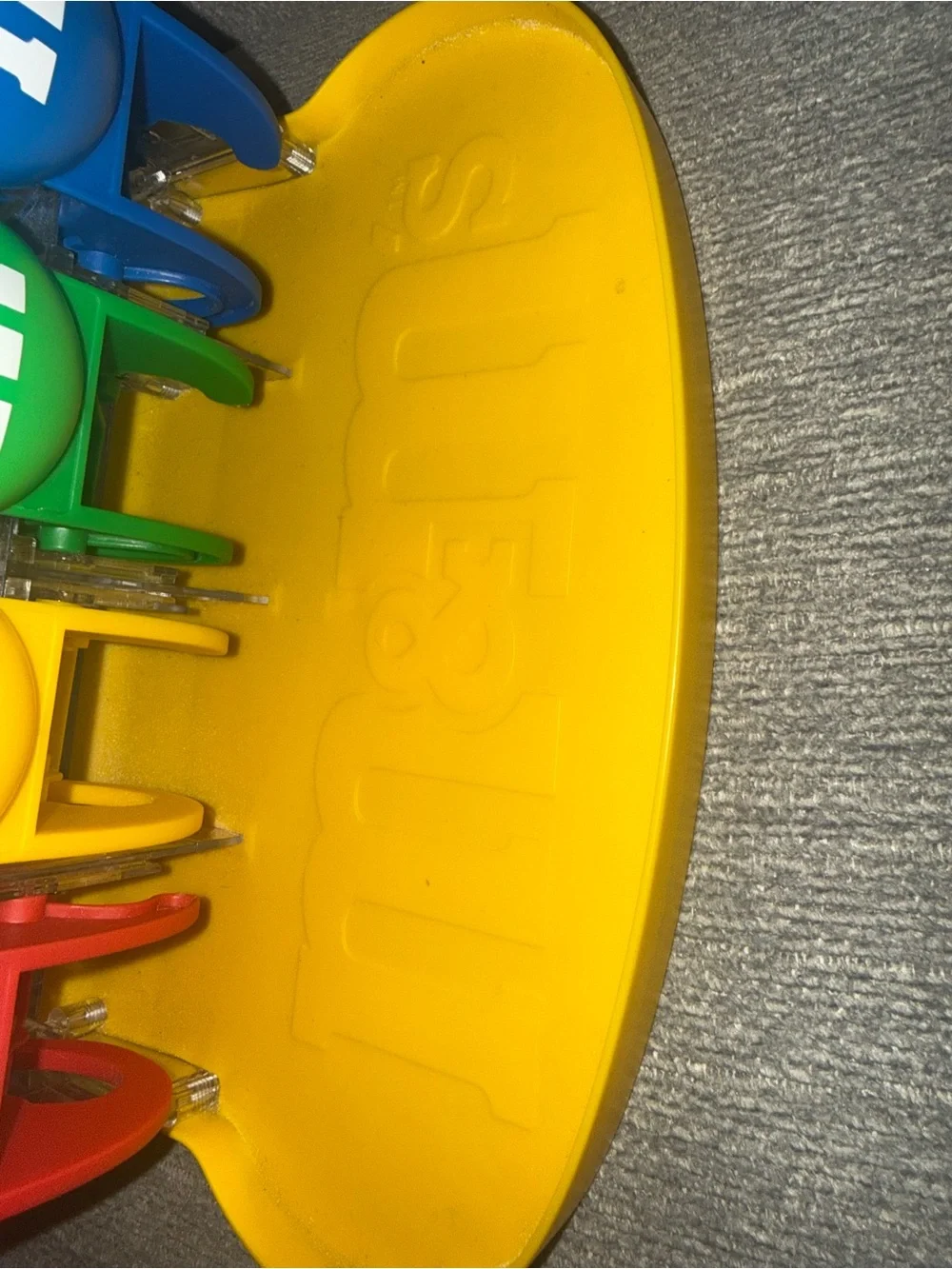 M&M’s candy dispenser